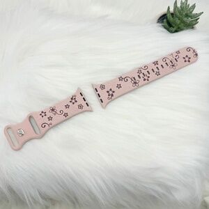 New Floral   Design Apple Watch Bands  42mm 44mm 45mm 49mm Pink Brown